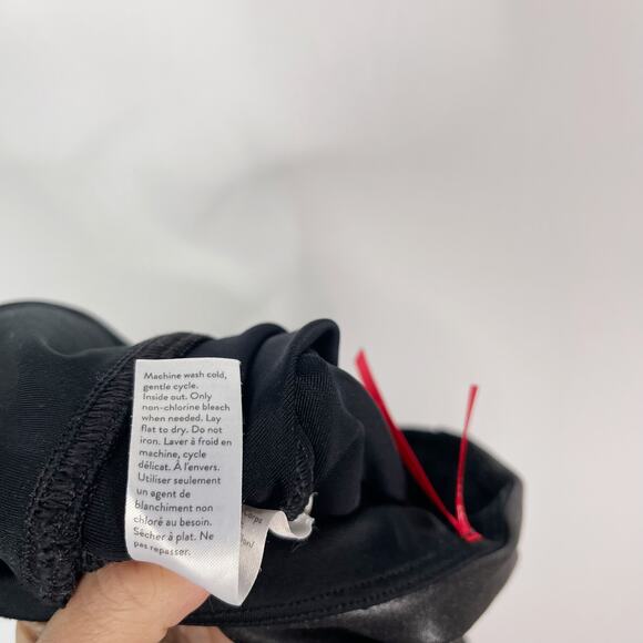 Spanx Womens Small S Black Faux Leather Leggings Nylon Dress Up Metallic - Picture 10 of 12